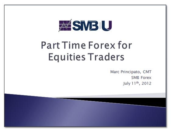 Part Time Forex For Equities Trader Webinar Smb Training Blog - 